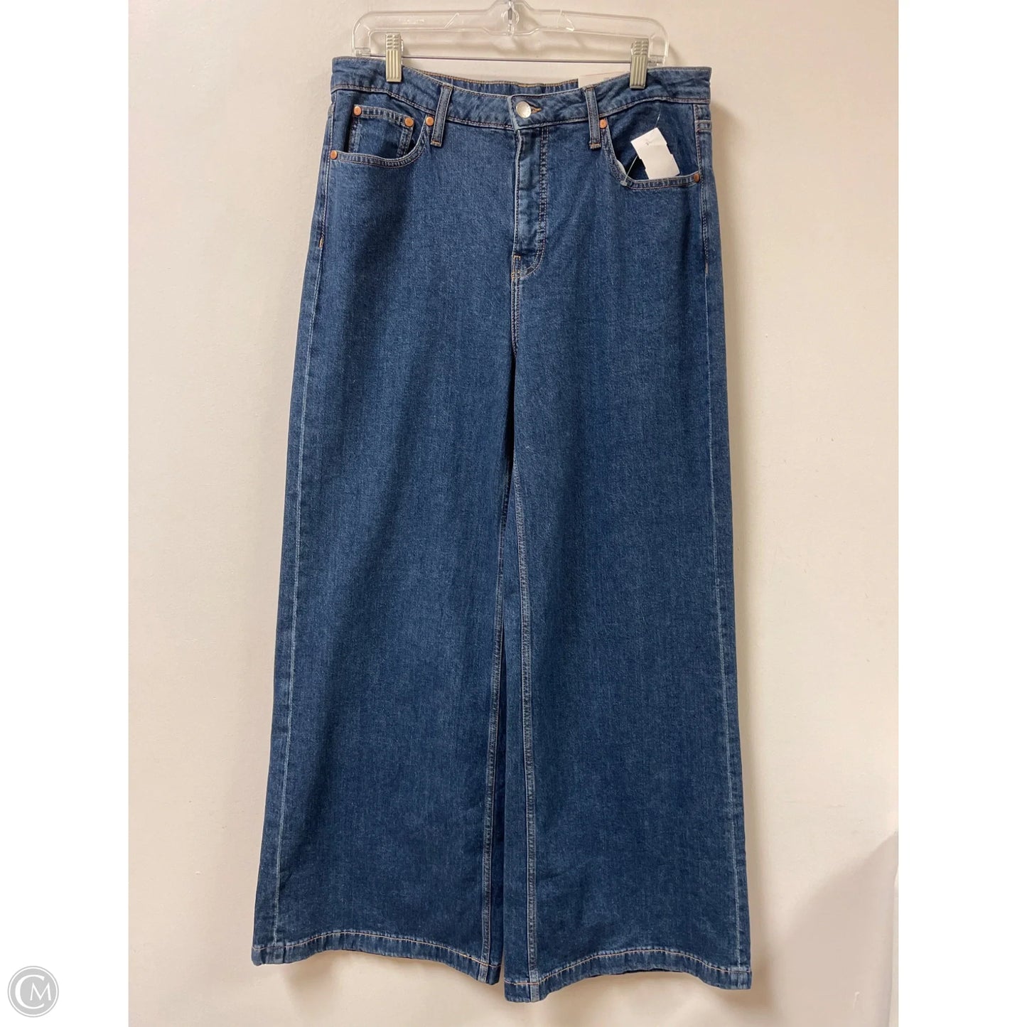 Jeans Wide Leg By On 34th In Blue Denim, Size: 12