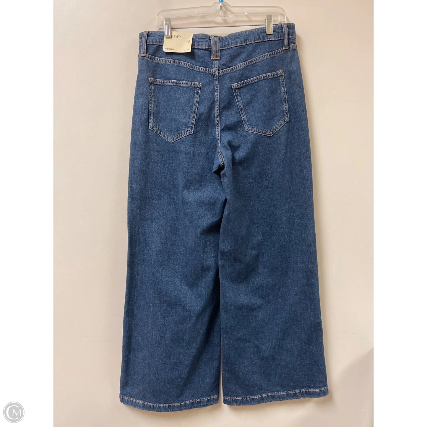 Jeans Wide Leg By On 34th In Blue Denim, Size: 12