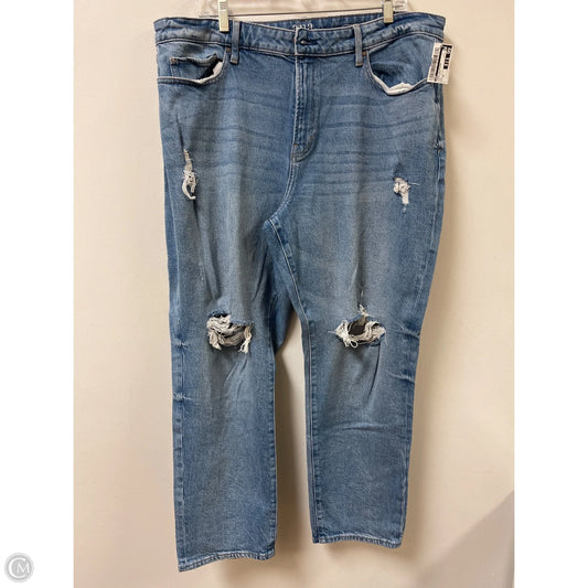 Jeans Boyfriend By Ana In Blue Denim, Size: 18