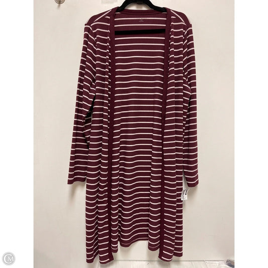 Cardigan By Lane Bryant In Red, Size: Xl