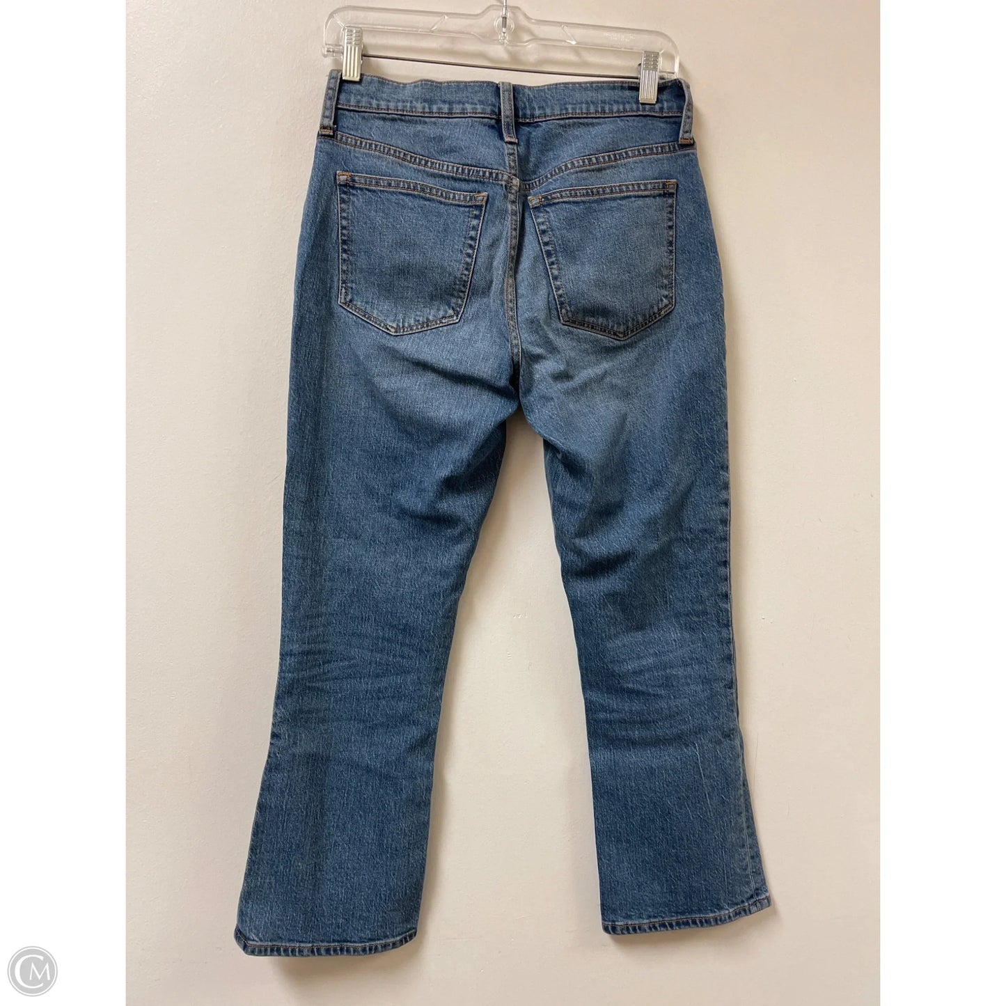 Jeans Flared By J. Crew In Blue Denim, Size: 2