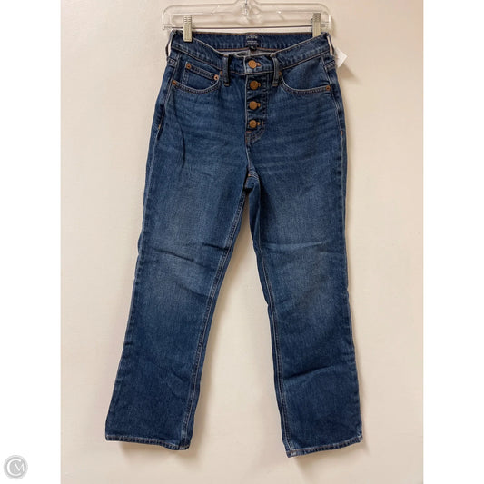 Jeans Flared By J. Crew In Blue Denim, Size: 2