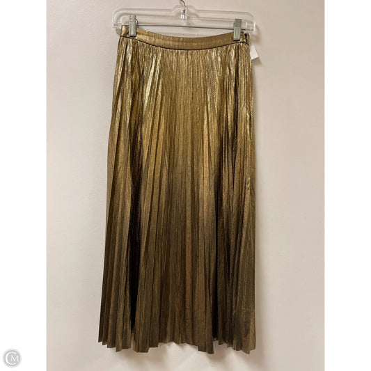 Skirt Maxi By Flying Tomato In Gold, Size: 2