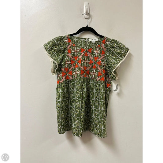 Top Short Sleeve By Thml In Green, Size: Xs