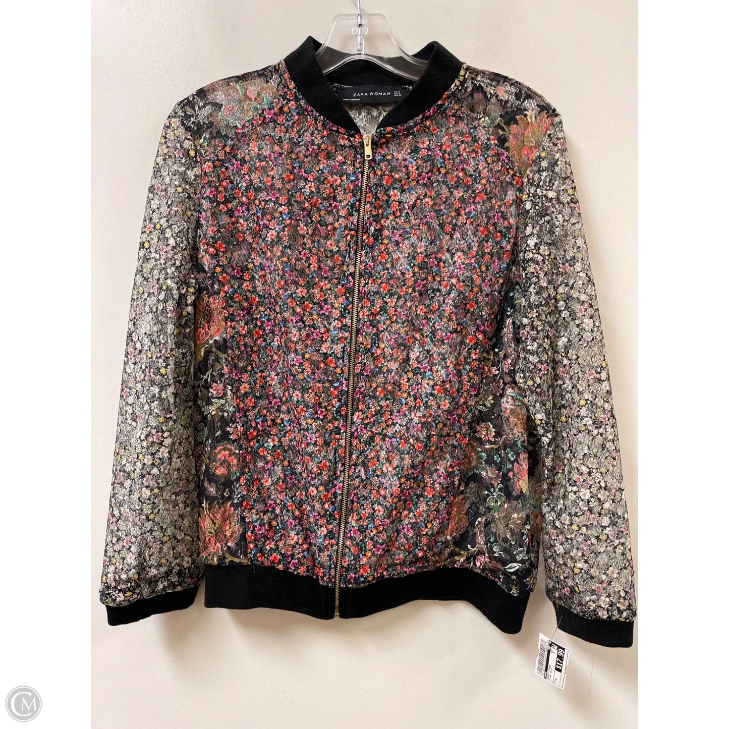 Jacket Other By Zara In Floral Print, Size: S