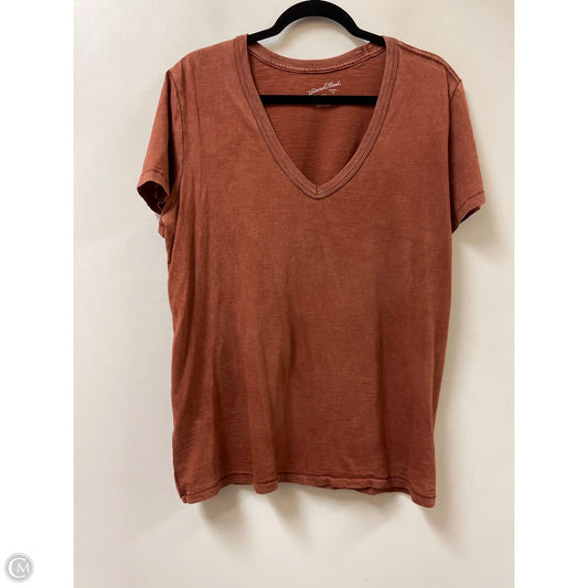 Top Short Sleeve By Universal Thread In Orange, Size: Xl