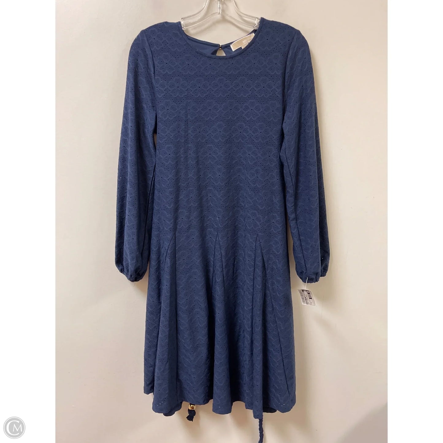 Dress Casual Midi By Michael By Michael Kors In Navy, Size: M