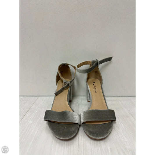 Shoes Heels Block By Cl By Chinese Laundry In Green, Size: 10