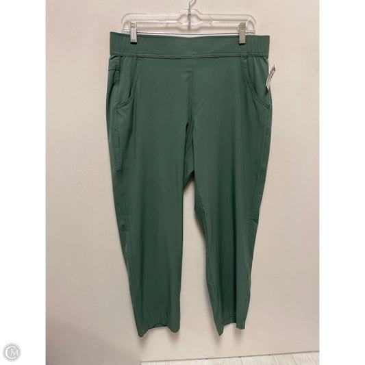 Athletic Pants By Eddie Bauer In Green, Size: M
