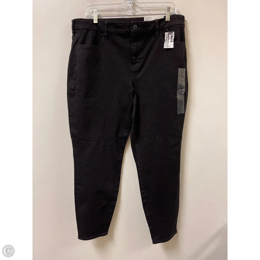 Jeans Jeggings By American Eagle In Black, Size: 16