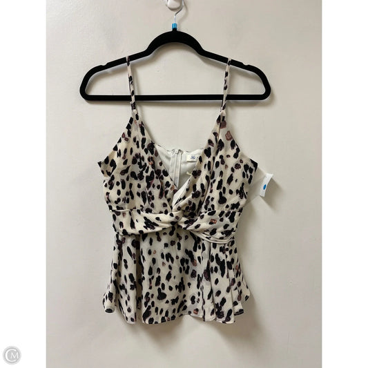Top Sleeveless By She + Sky In Animal Print, Size: L