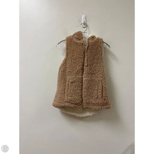 Vest Faux Fur & Sherpa By Love Tree In Brown, Size: M