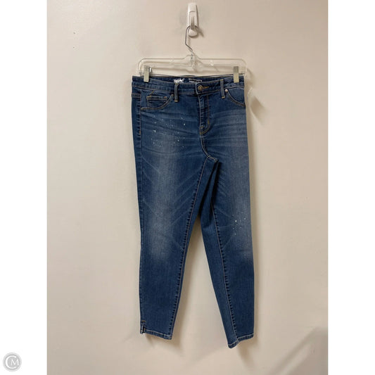 Jeans Skinny By Mossimo In Blue Denim, Size: 12