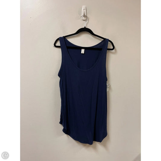 Top Sleeveless By Old Navy In Navy, Size: L