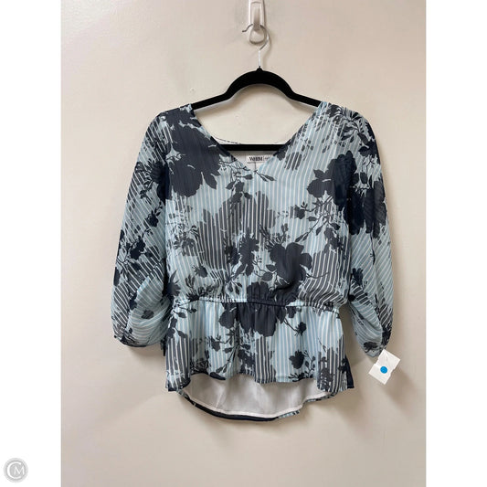 Top Short Sleeve By White House Black Market In Blue, Size: S
