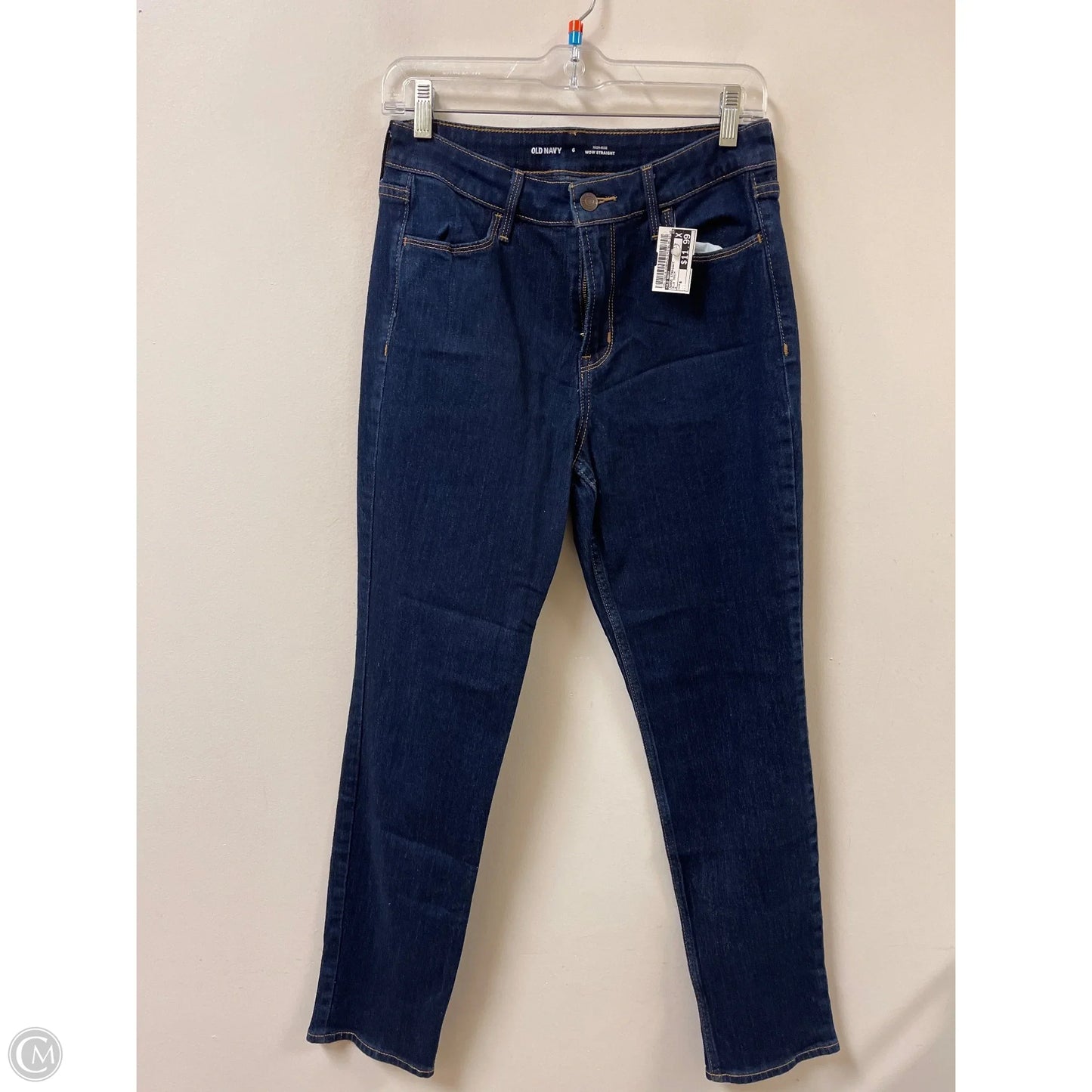 Jeans Straight By Old Navy In Blue Denim, Size: 6