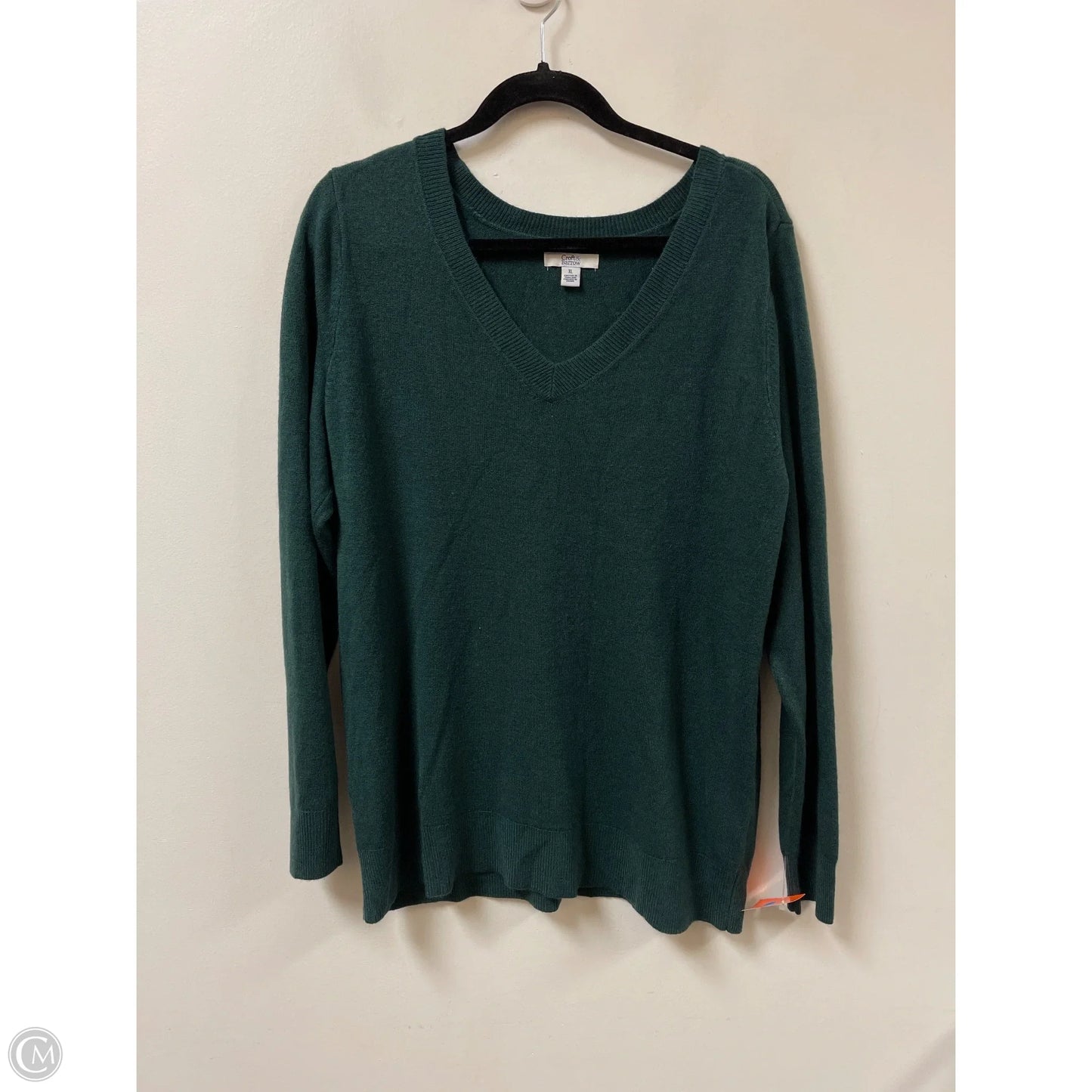 Sweater By Croft And Barrow In Green, Size: Xl