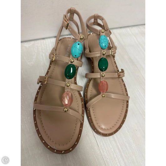 Sandals Flats By Marc Fisher In Multi-colored, Size: 7