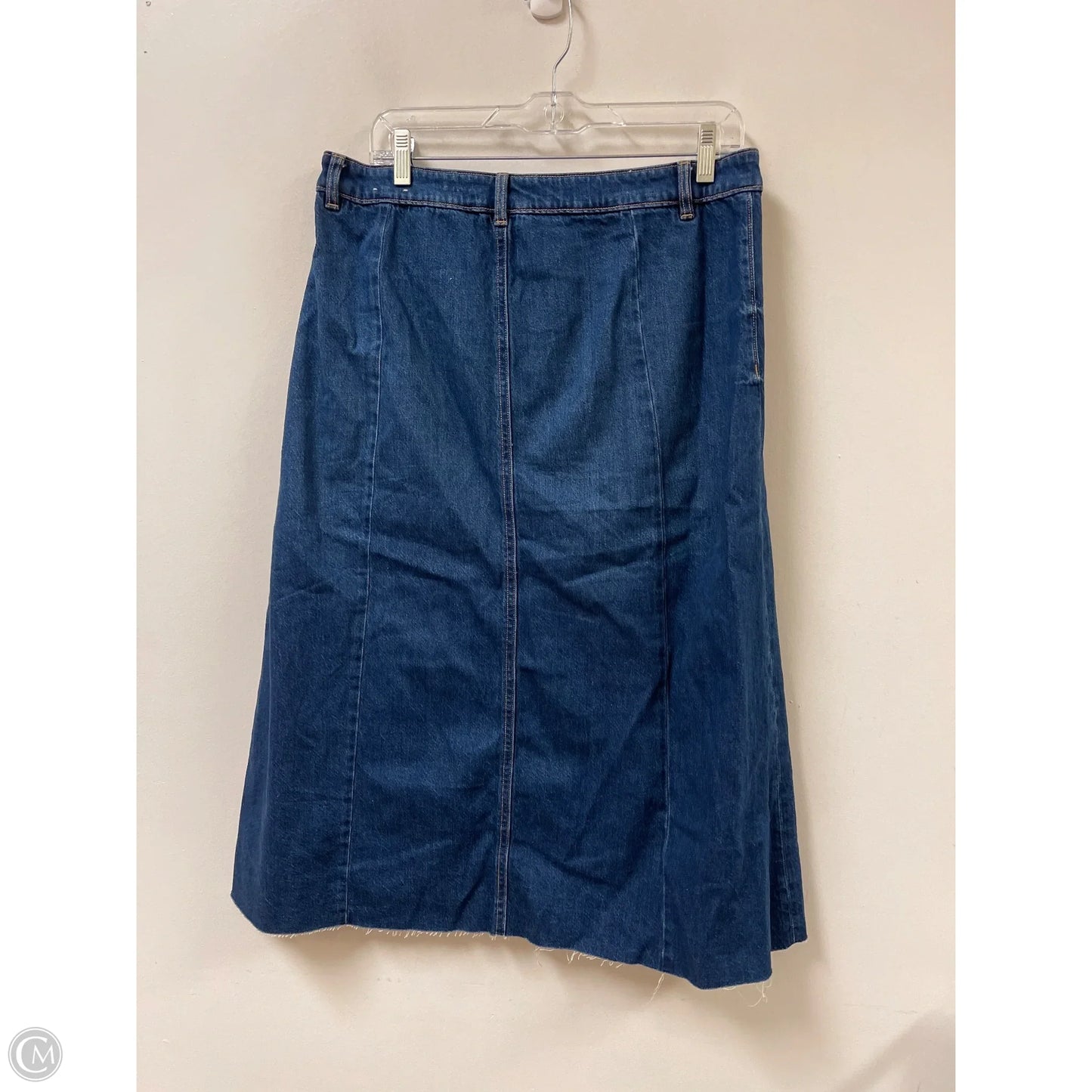 Skirt Maxi By American Eagle In Blue Denim, Size: 6