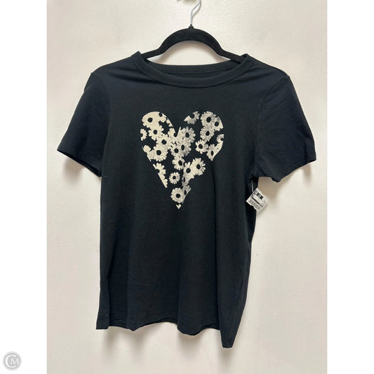 Top Short Sleeve By Old Navy In Black, Size: Xs