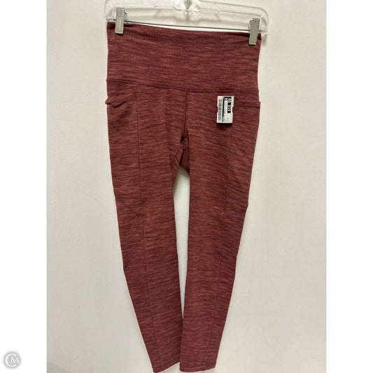 Athletic Leggings By Calia In Red, Size: S