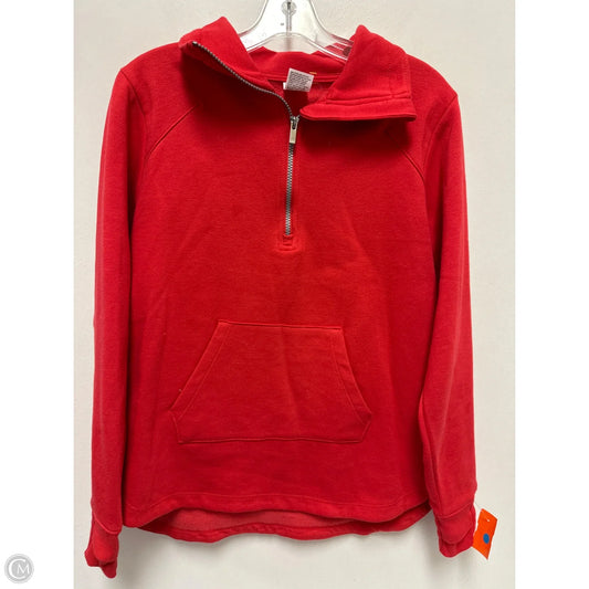 Athletic Sweatshirt Collar By All In Motion In Red, Size: S