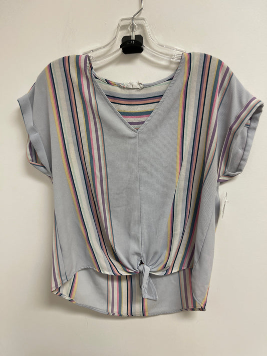 Top Short Sleeve By Pink Rose In Multi-colored, Size: M