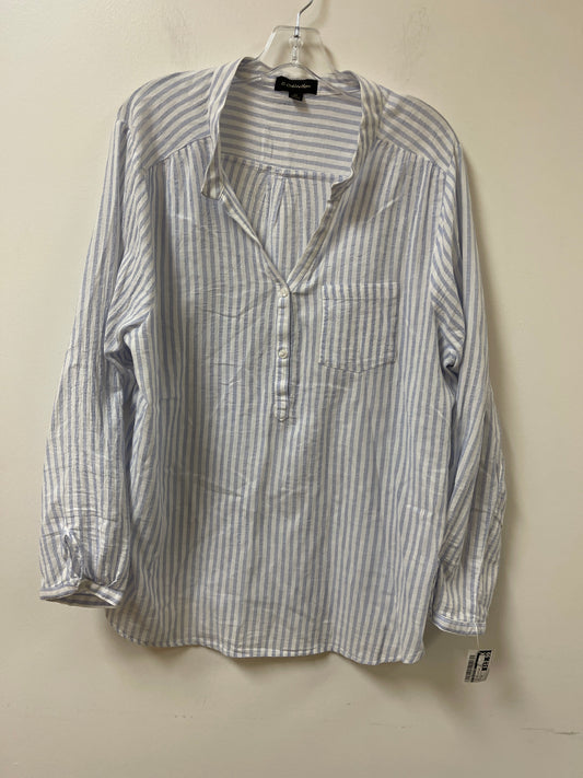 Top Long Sleeve By G Collection In Striped Pattern, Size: 3x