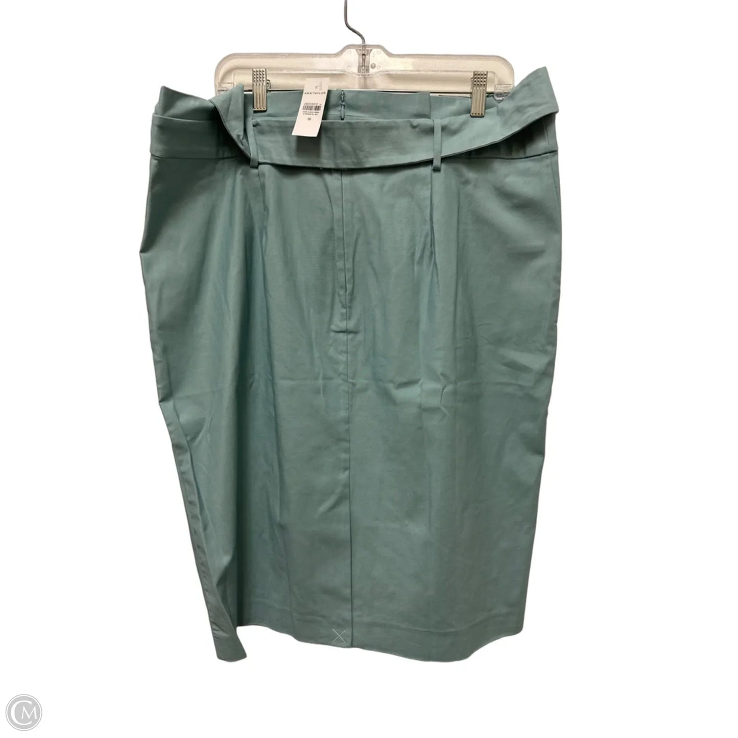 Skirt Mini & Short By Ann Taylor In Green, Size: 18