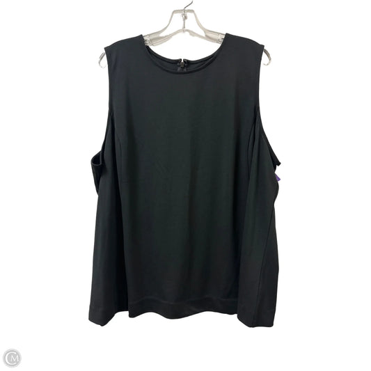 Top Sleeveless By Lane Bryant In Black, Size: 3x