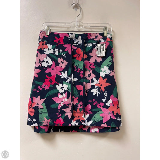 Athletic Skort By Speedo In Floral Print, Size: Xl