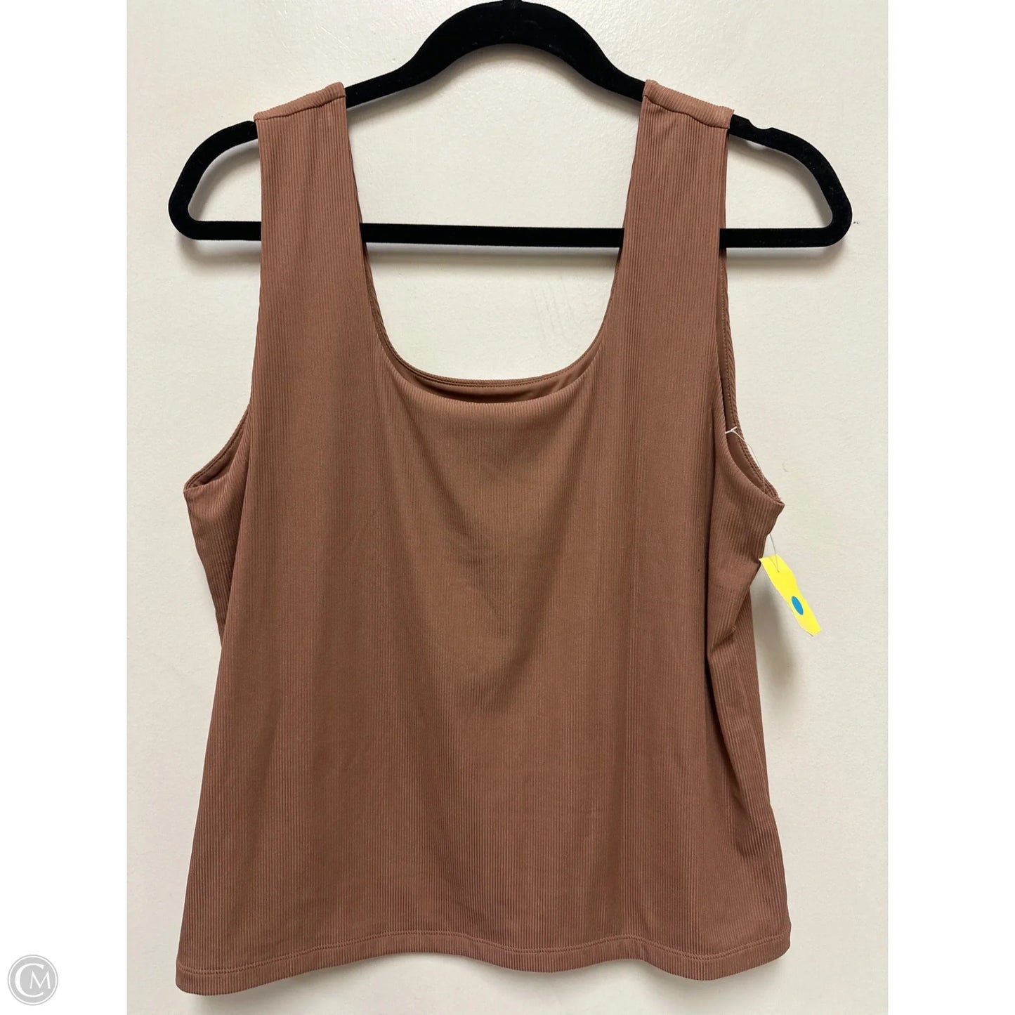 Top Sleeveless By Tahari In Brown, Size: Xl