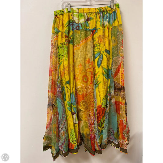 Skirt Maxi By Boston Proper In Multi-colored, Size: M