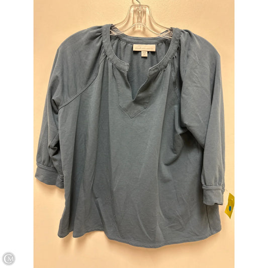Top Long Sleeve By J. Jill In Blue, Size: S