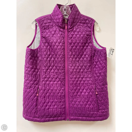 Vest Puffer & Quilted By Lands End In Purple, Size: Lp