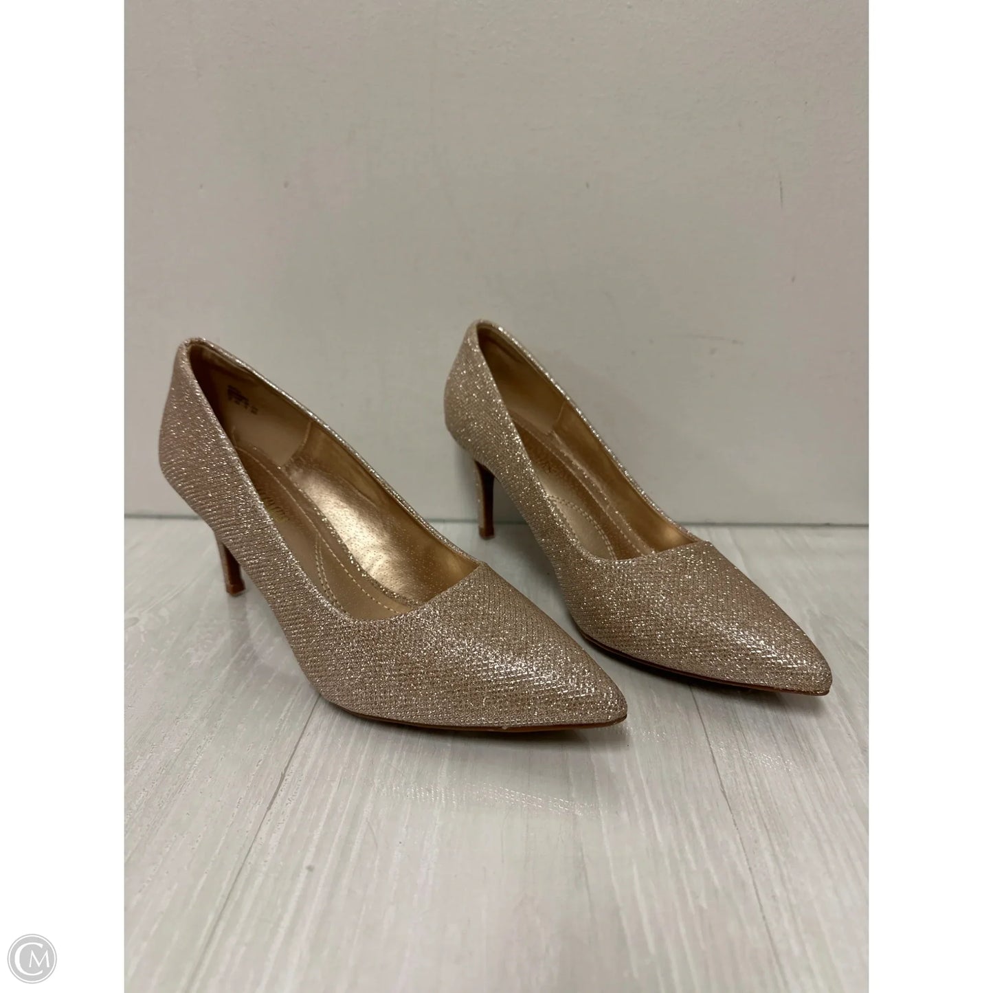 Shoes Heels Stiletto By Dream Pairs In Gold, Size: 11