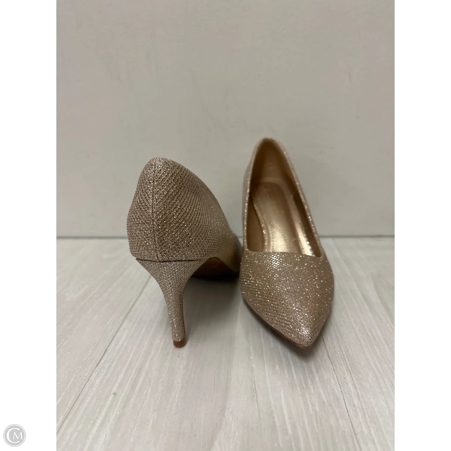 Shoes Heels Stiletto By Dream Pairs In Gold, Size: 11