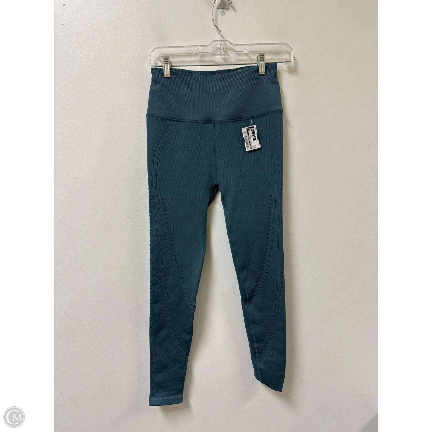 Athletic Leggings By Spiritual Gangster In Teal, Size: L