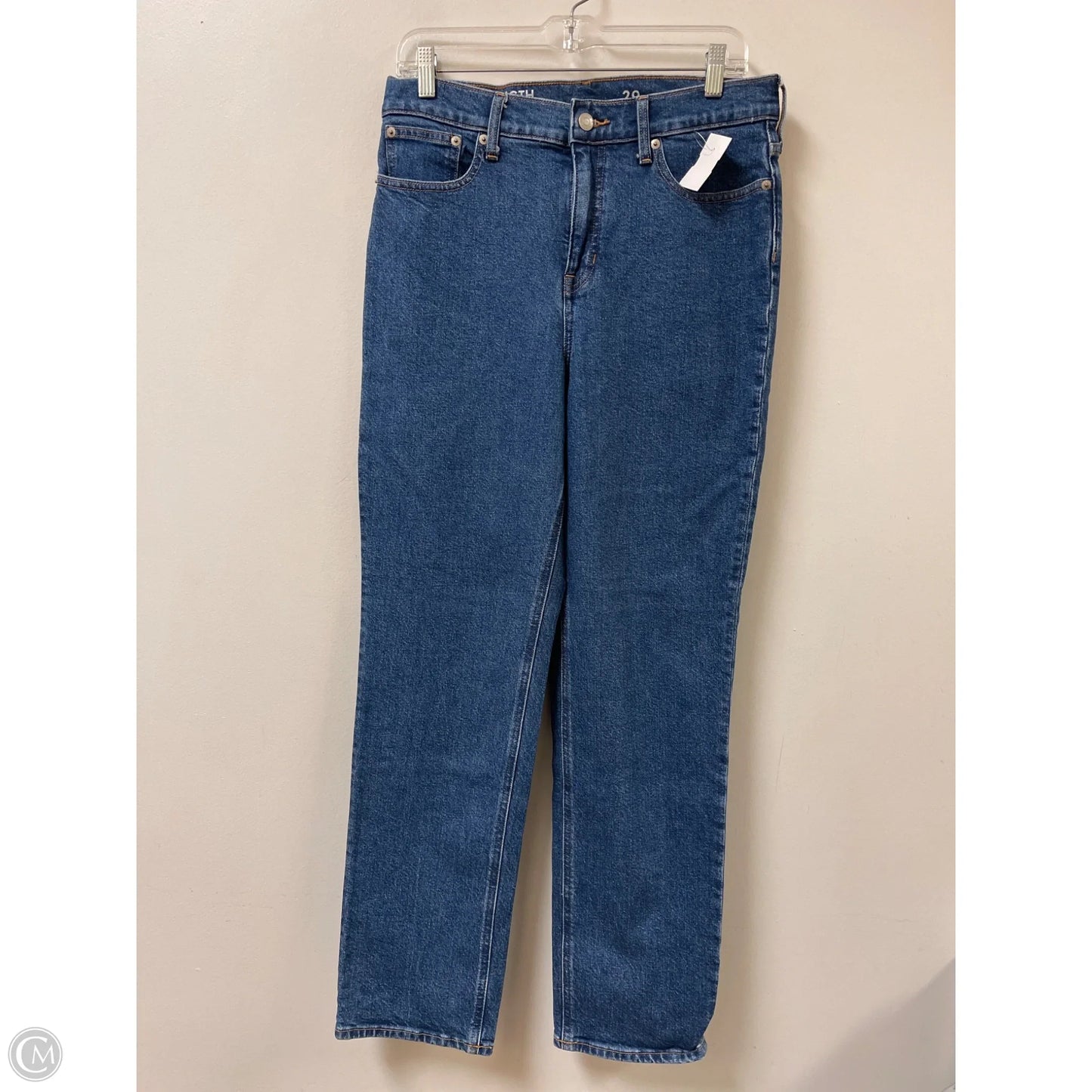 Jeans Straight By J. Crew In Blue Denim, Size: 8