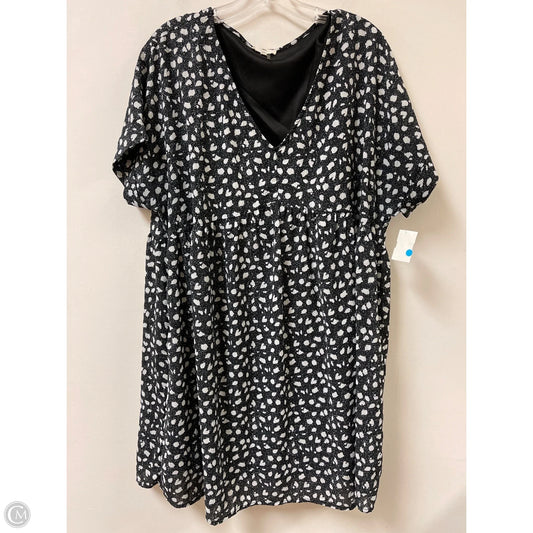 Dress Casual Short By Entro In Black & White, Size: 1x