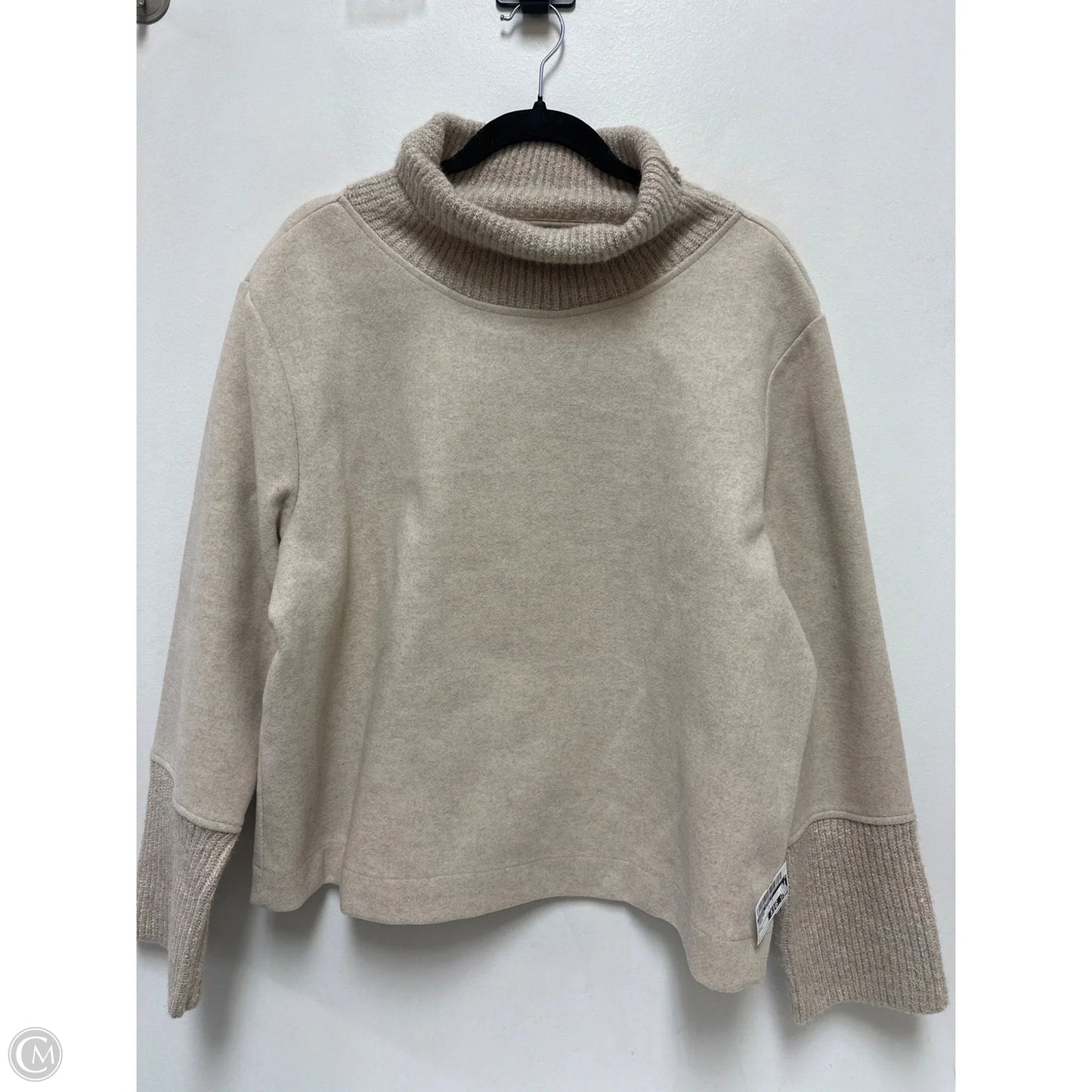 Sweater By Banana Republic In Cream, Size: L