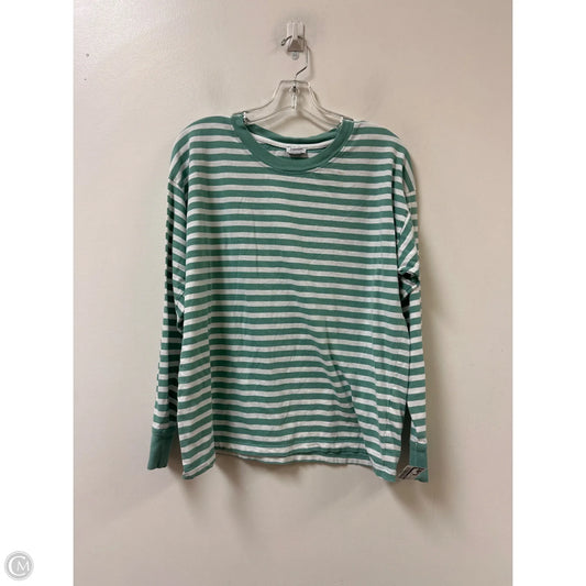 Top Long Sleeve By J. Crew In Green, Size: L