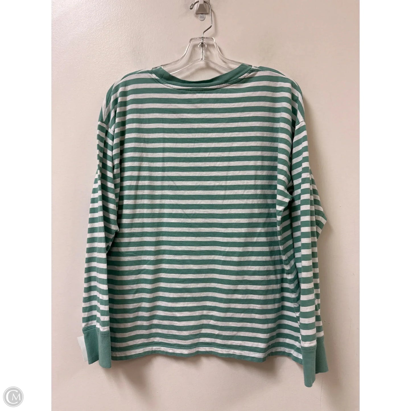 Top Long Sleeve By J. Crew In Green, Size: L
