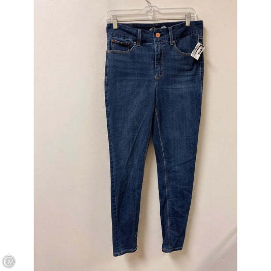 Jeans Skinny By Seven 7 In Blue Denim, Size: 10