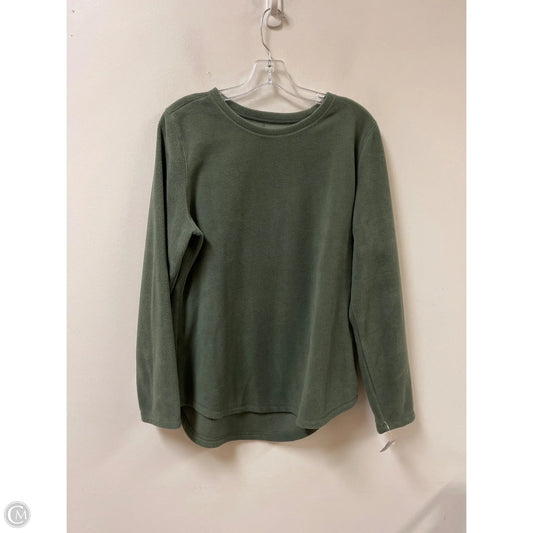 Athletic Sweatshirt Crewneck By Tek Gear In Green, Size: Xl
