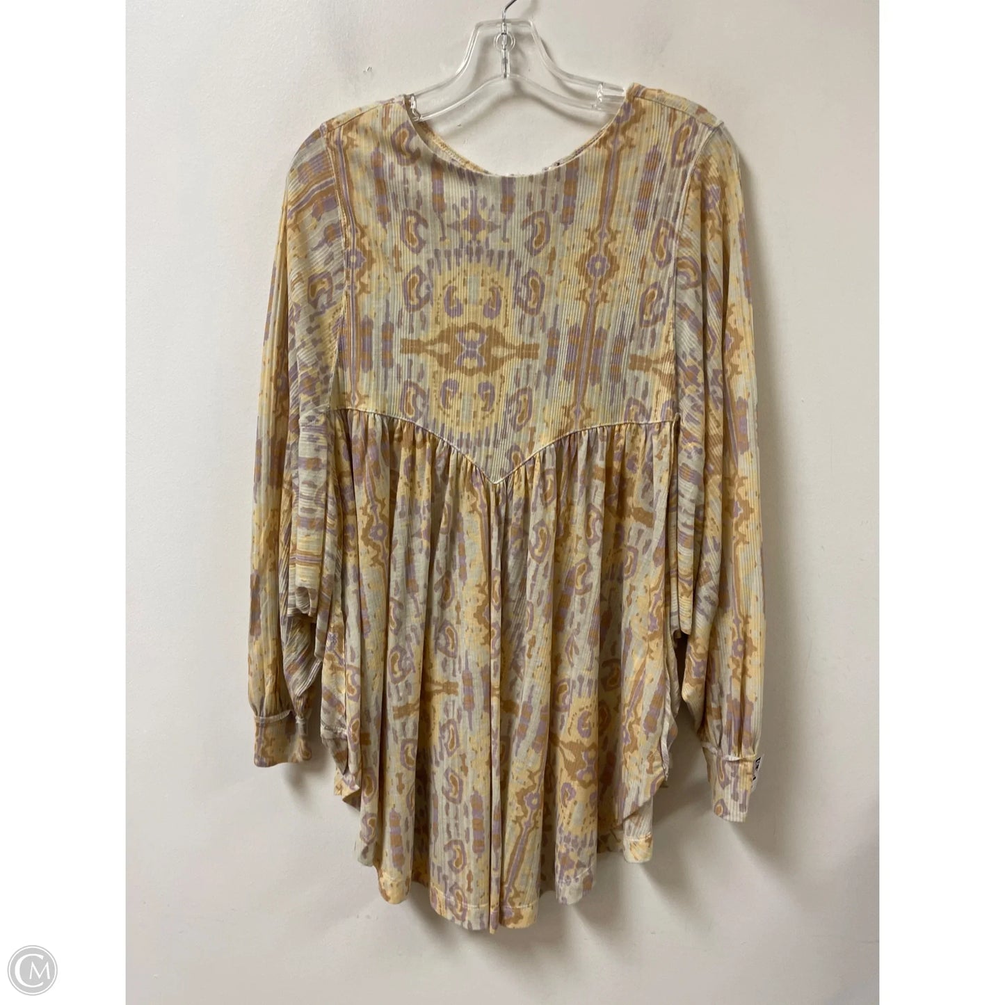 Dress Casual Short By Free People In Purple & Yellow, Size: Xs