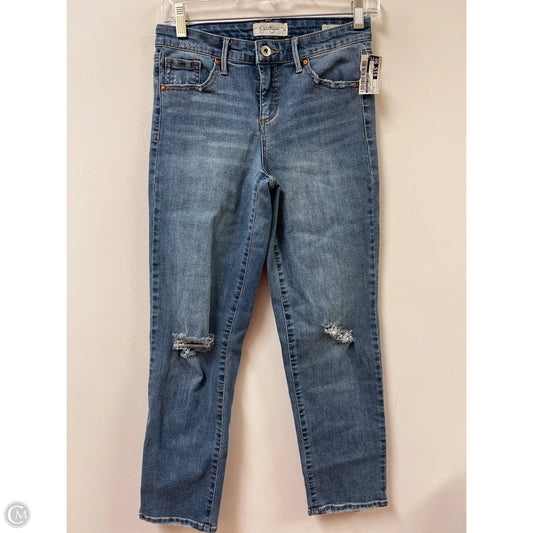 Jeans Straight By Jessica Simpson In Blue Denim, Size: 2