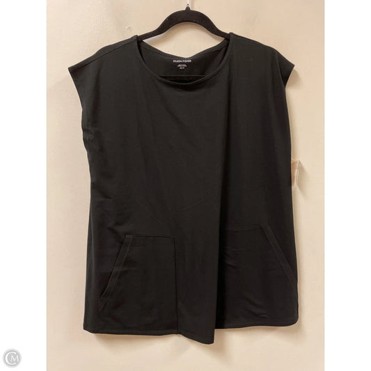 Top Sleeveless By Eileen Fisher In Black, Size: Xs