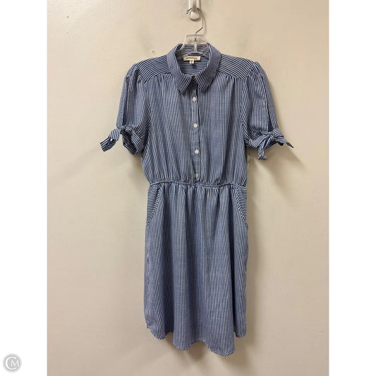 Dress Casual Short By Monteau In Striped Pattern, Size: L