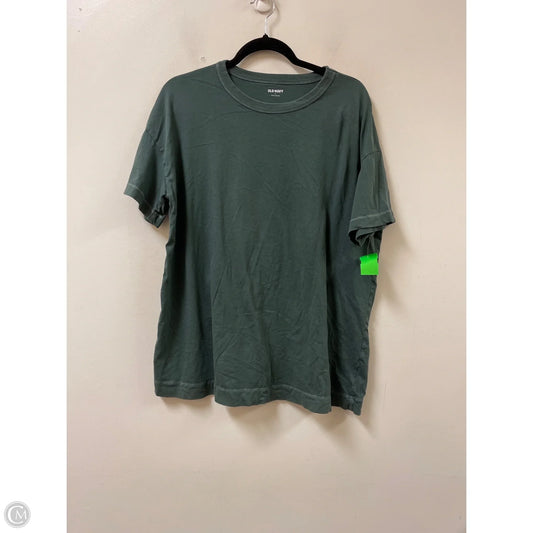 Top Short Sleeve Basic By Old Navy In Green, Size: L